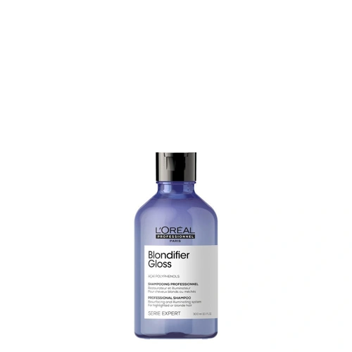 L'oreal Serie Expert Blondifier Gloss Ragyogást adó Regeneráló Sampon Minden Szőke Hajra 300ml főképe